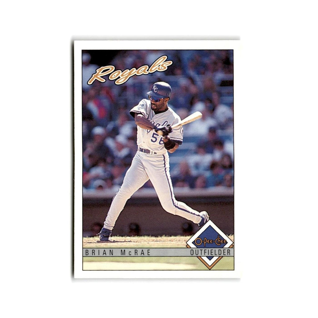 Brian McRae 1993 O-Pee-Chee #287 Kansas City Royals Baseball Card NM