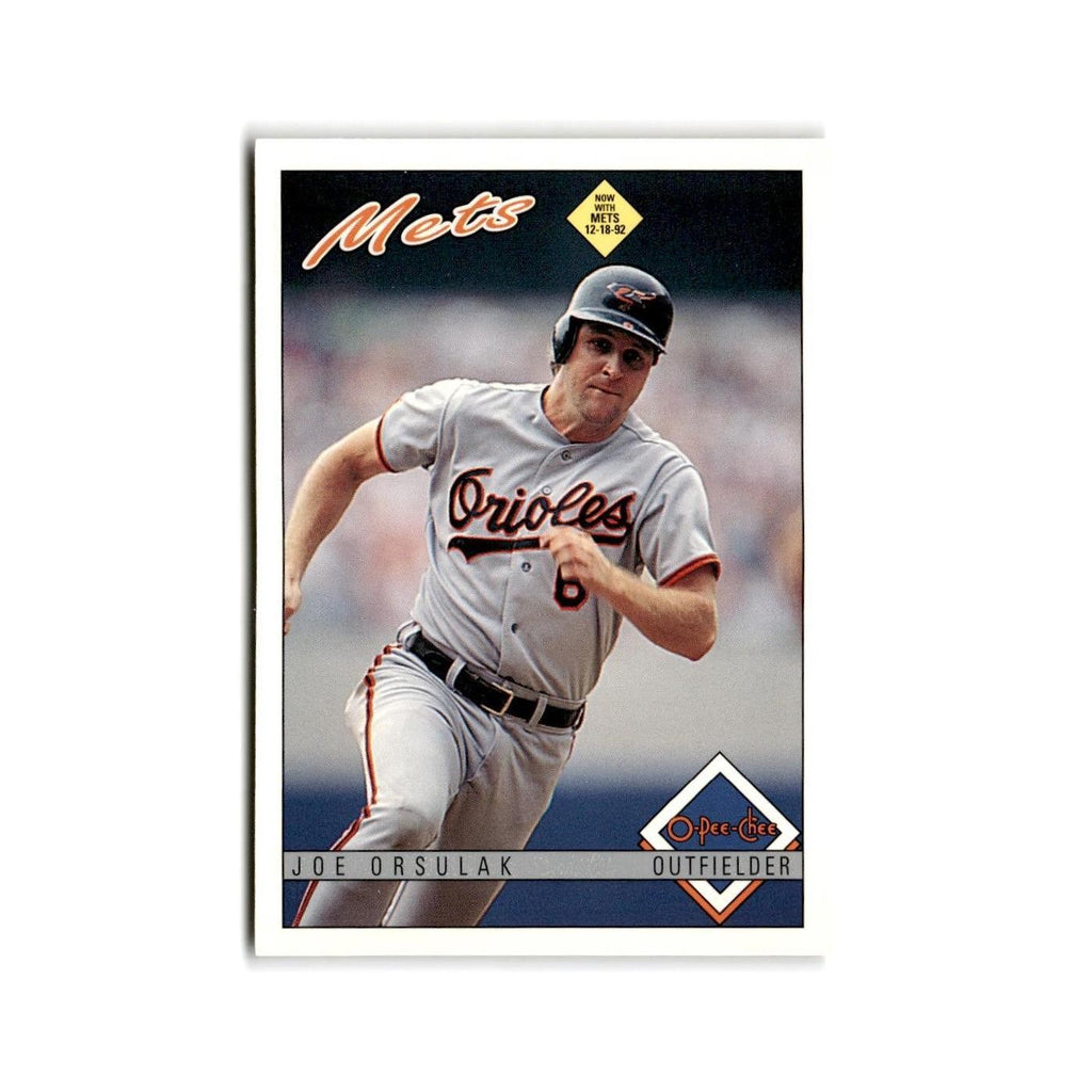 Joe Orsulak 1993 O-Pee-Chee #303 New York Mets Baseball Card NM
