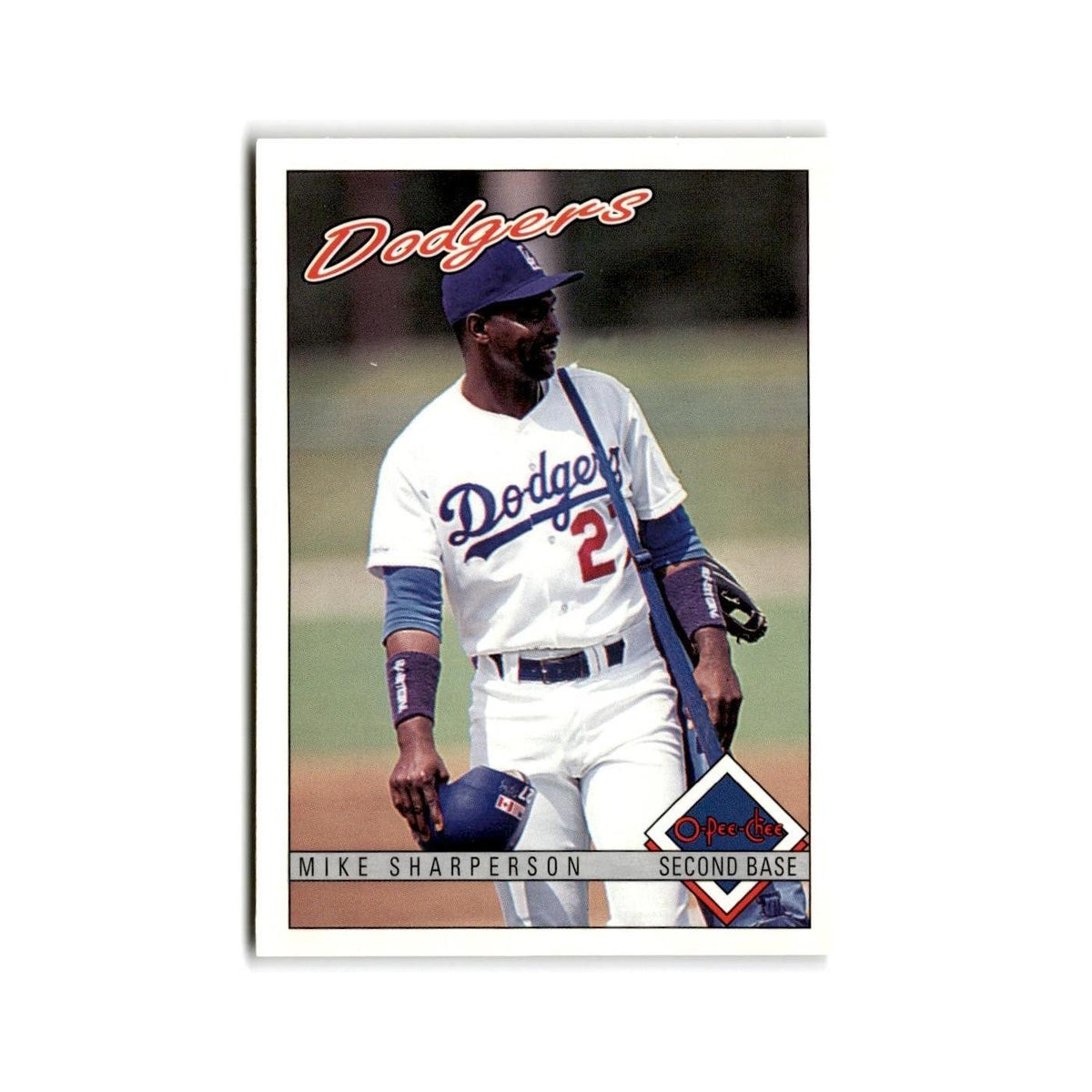 Mike Sharperson 1993 O-Pee-Chee #346 Los Angeles Dodgers Baseball Card NM