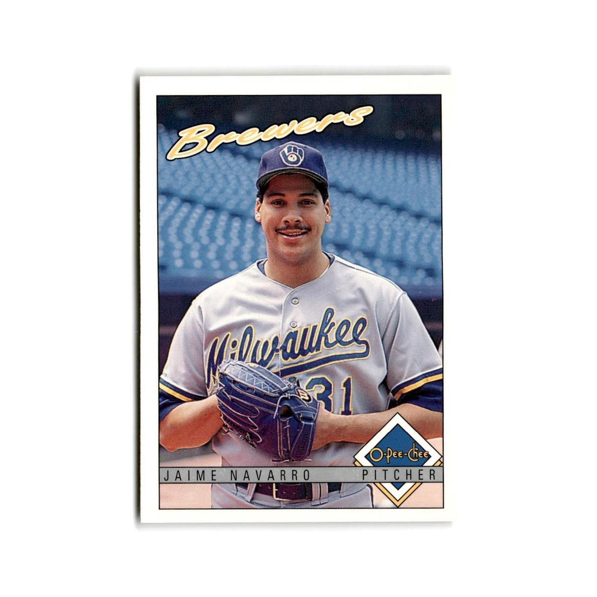 Jaime Navarro 1993 O-Pee-Chee #247 Milwaukee Brewers Baseball Card NM