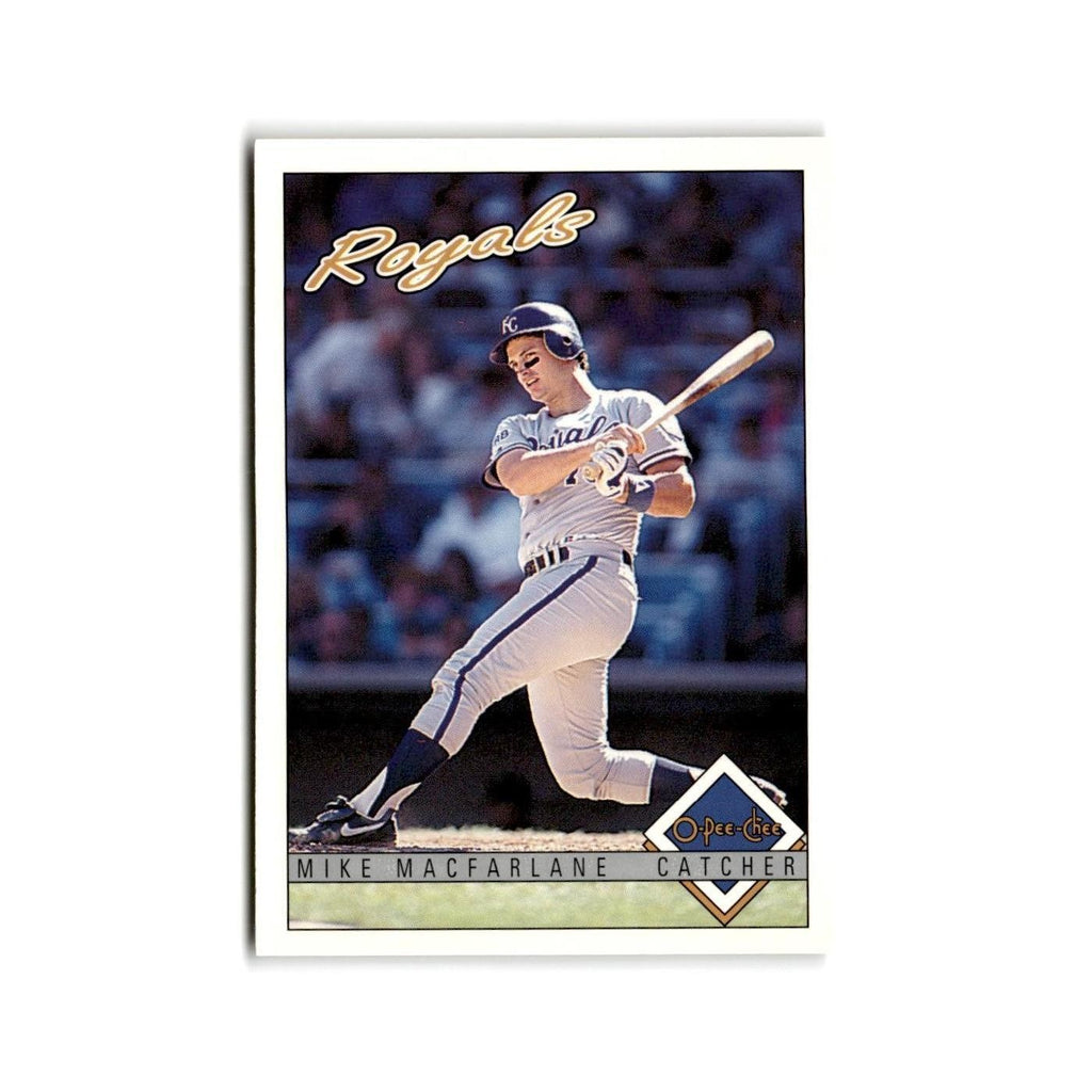 Mike Macfarlane 1993 O-Pee-Chee #265 Kansas City Royals Baseball Card NM