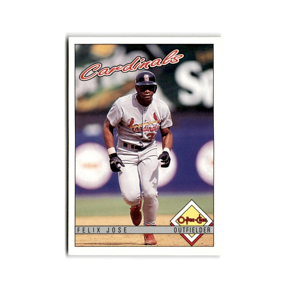 Felix Jose 1993 O-Pee-Chee #182 St. Louis Cardinals Baseball Card NM