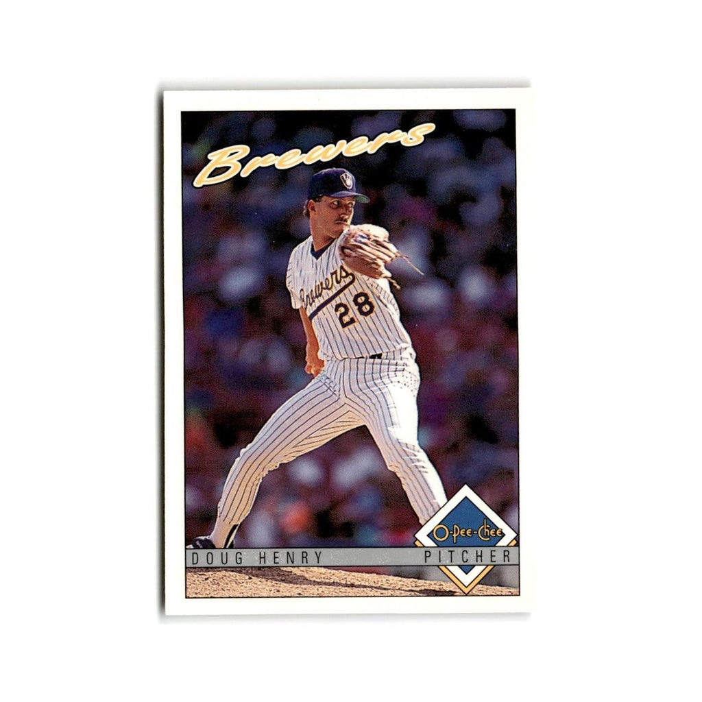 Doug Henry 1993 O-Pee-Chee #181 Milwaukee Brewers Baseball Card NM