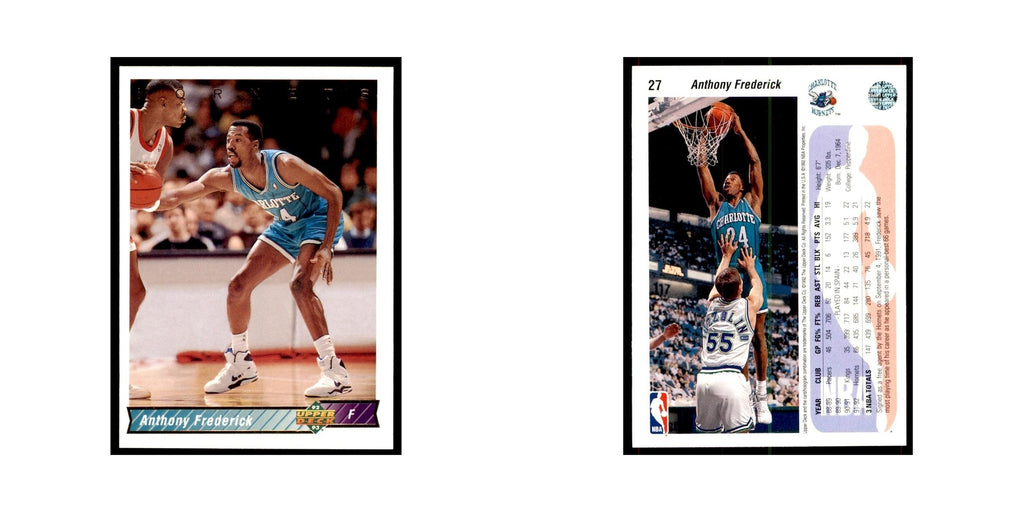 1992 Upper Deck Anthony Frederick Basketball Cards #27