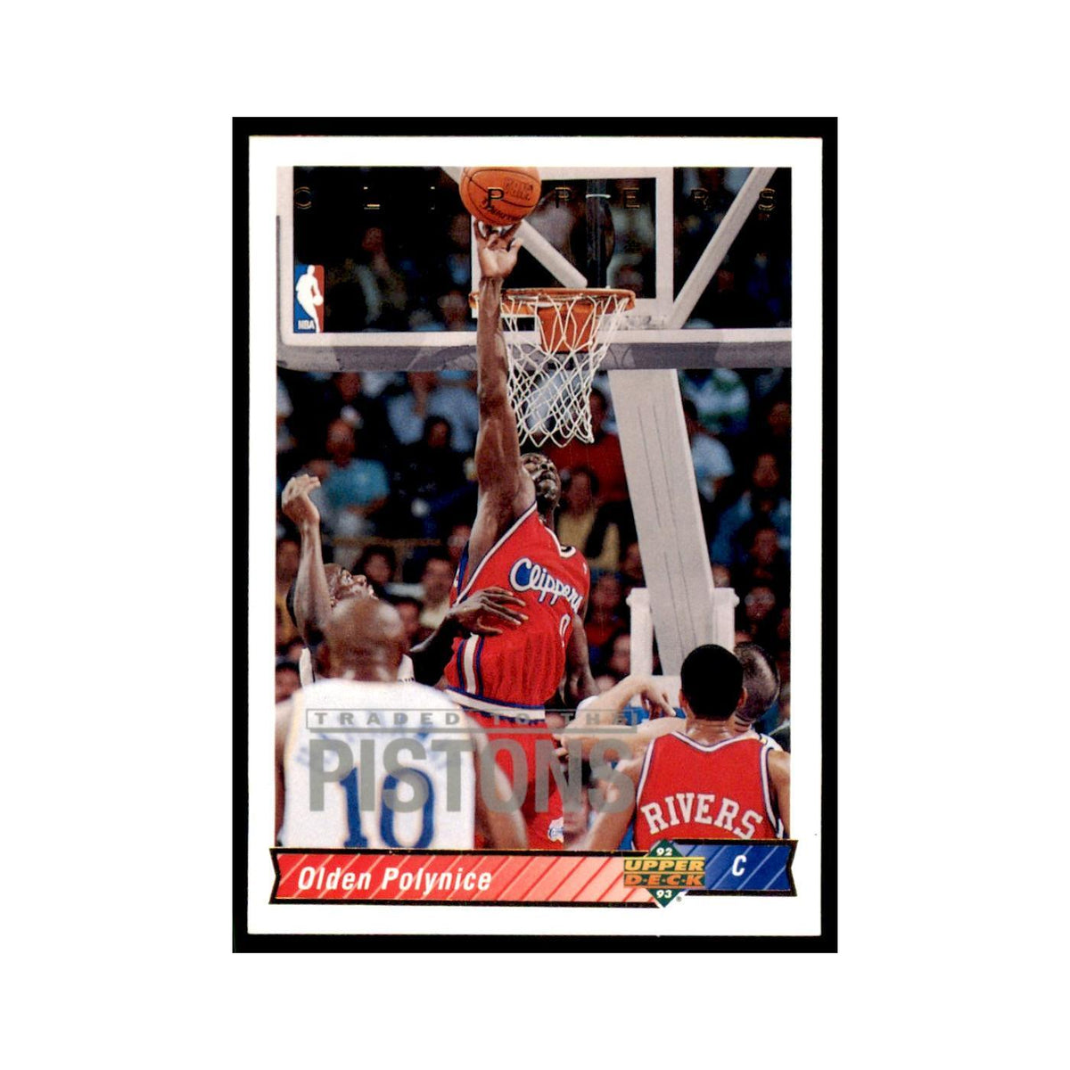 1992 Upper Deck Olden Polynice Basketball Cards #29