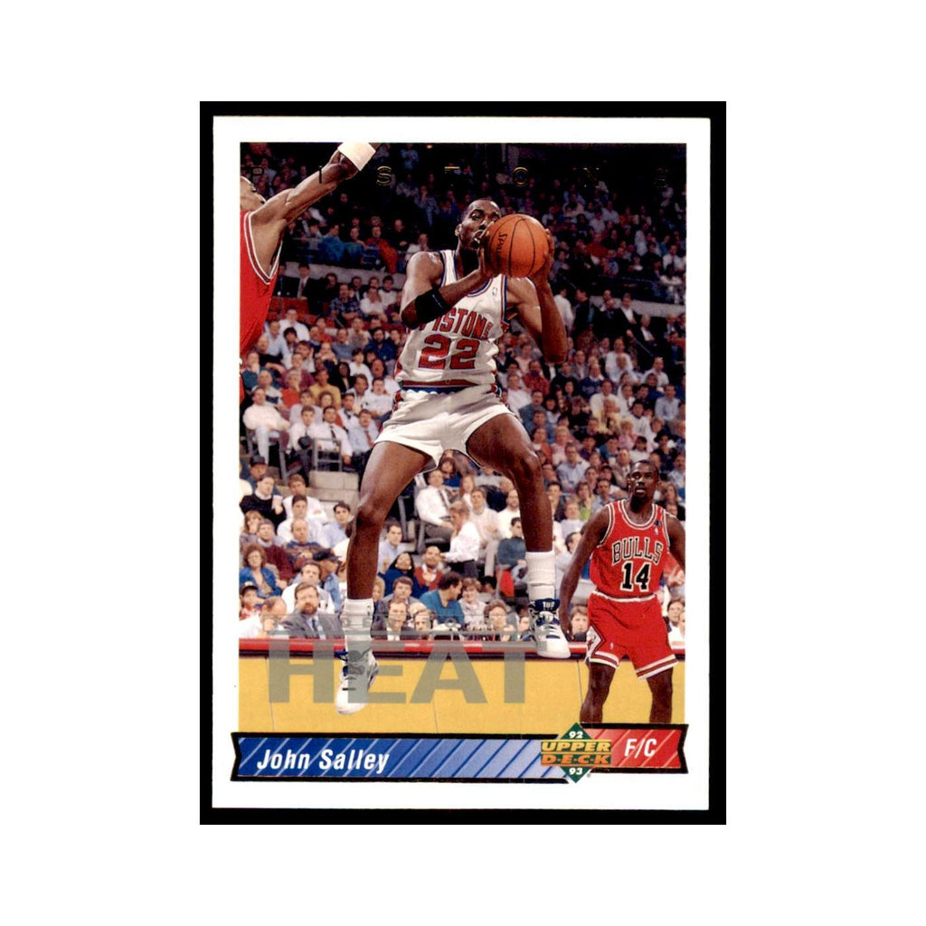 1992 Upper Deck John Salley Basketball Cards #24