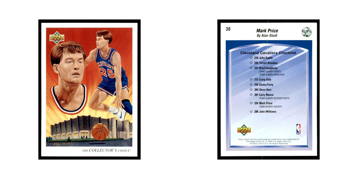 1992 Upper Deck Mark Price Basketball Cards #38