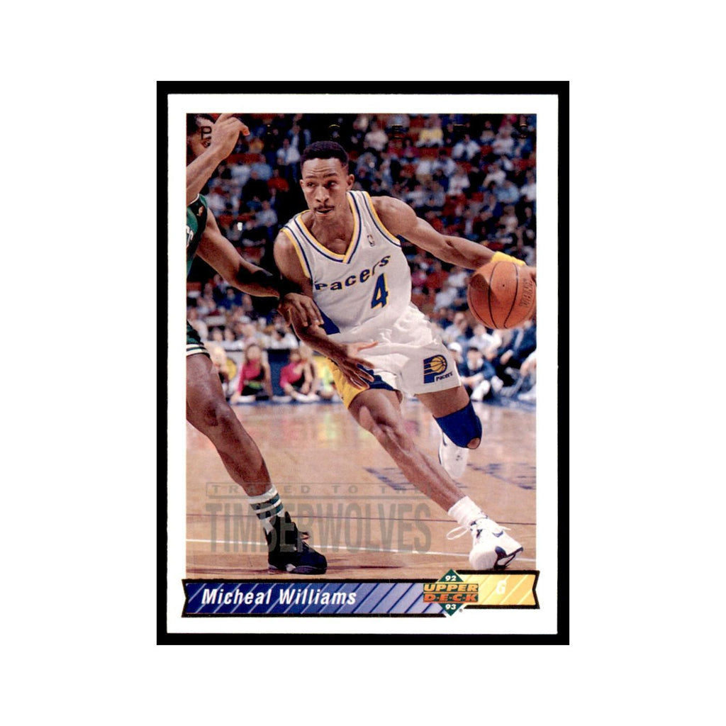 1992 Upper Deck Micheal Williams Basketball Cards #95