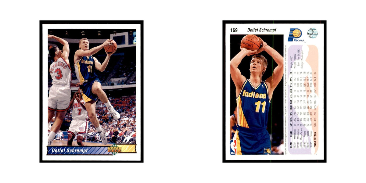 1992 Upper Deck Detlef Schrempf Basketball Cards #169