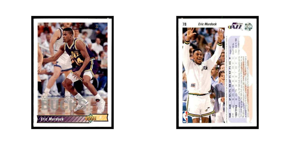 1992 Upper Deck Eric Murdock Basketball Cards #78