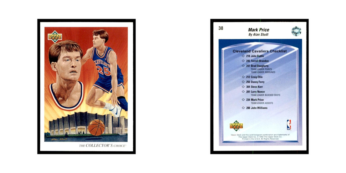 1992 Upper Deck Mark Price Basketball Cards #38