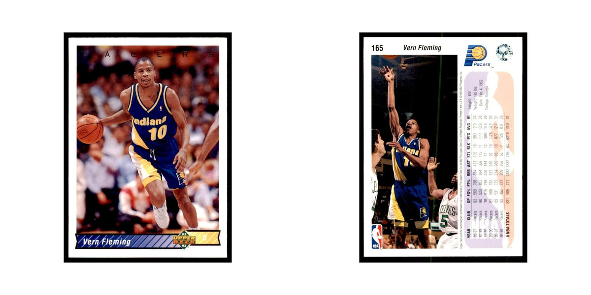 1992 Upper Deck Vern Fleming Basketball Cards #165