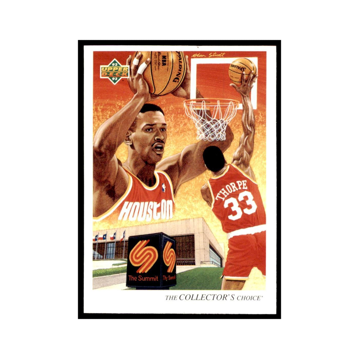 1992 Upper Deck Otis Thorpe Basketball Cards #54