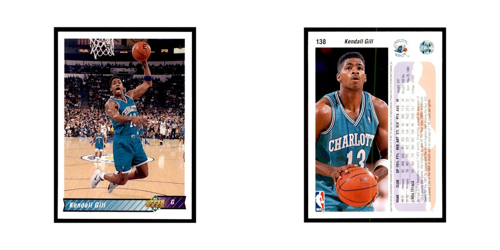 1992 Upper Deck Kendall Gill Basketball Cards #138