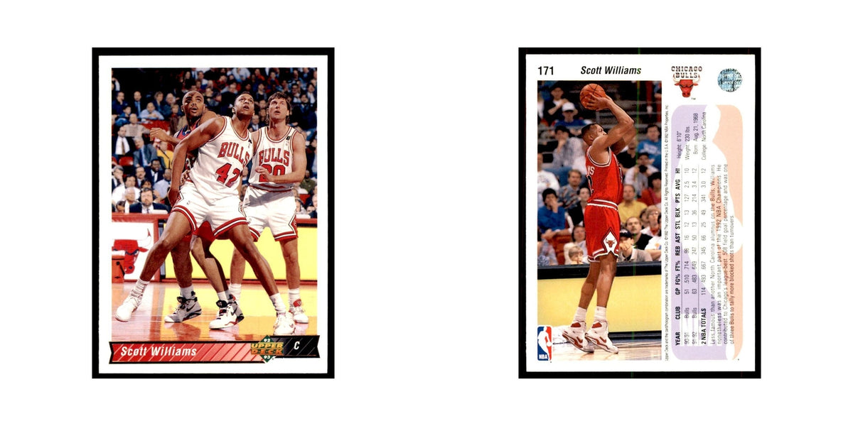 1992 Upper Deck Scott Williams Basketball Cards #171