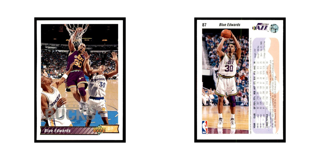 1992 Upper Deck Blue Edwards Basketball Cards #87