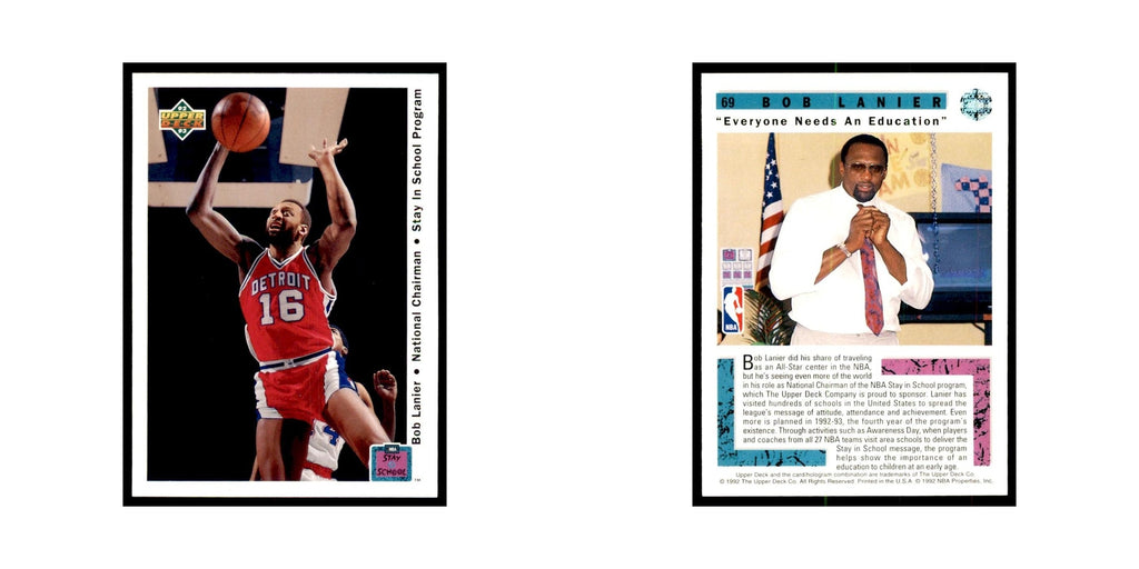 1992 Upper Deck Bob Lanier Basketball Cards #69