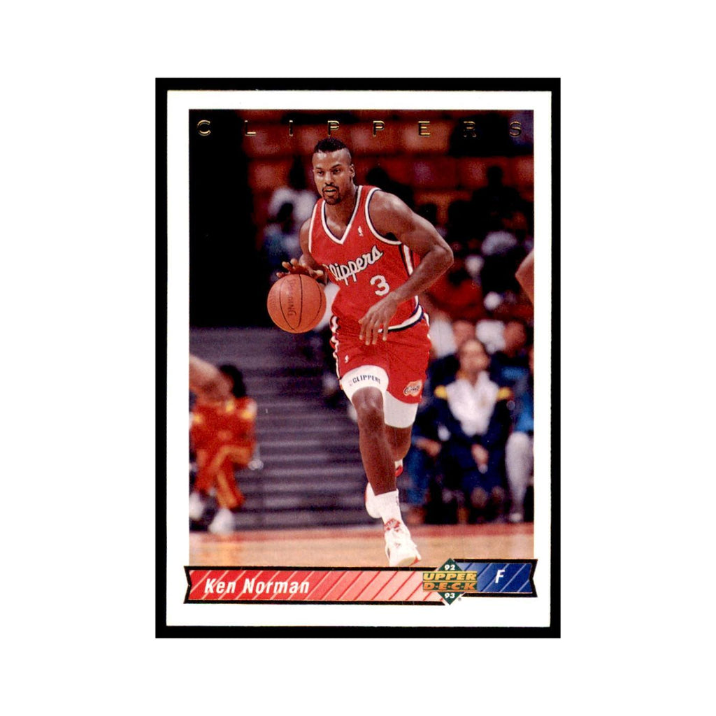 1992 Upper Deck Ken Norman Basketball Cards #295