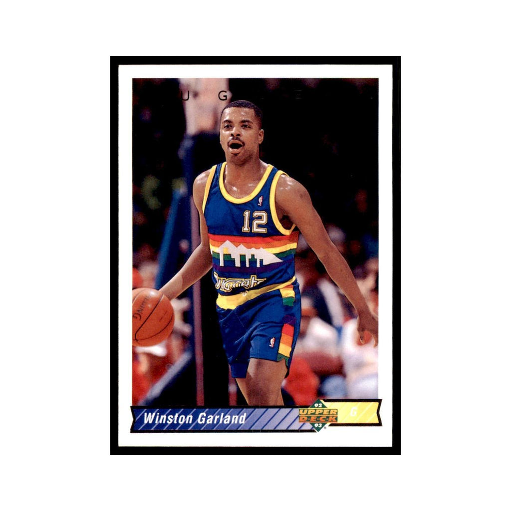 1992 Upper Deck Winston Garland Basketball Cards #115