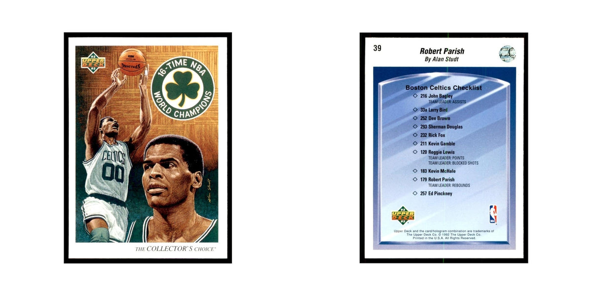 1992 Upper Deck Robert Parish Basketball Cards #39