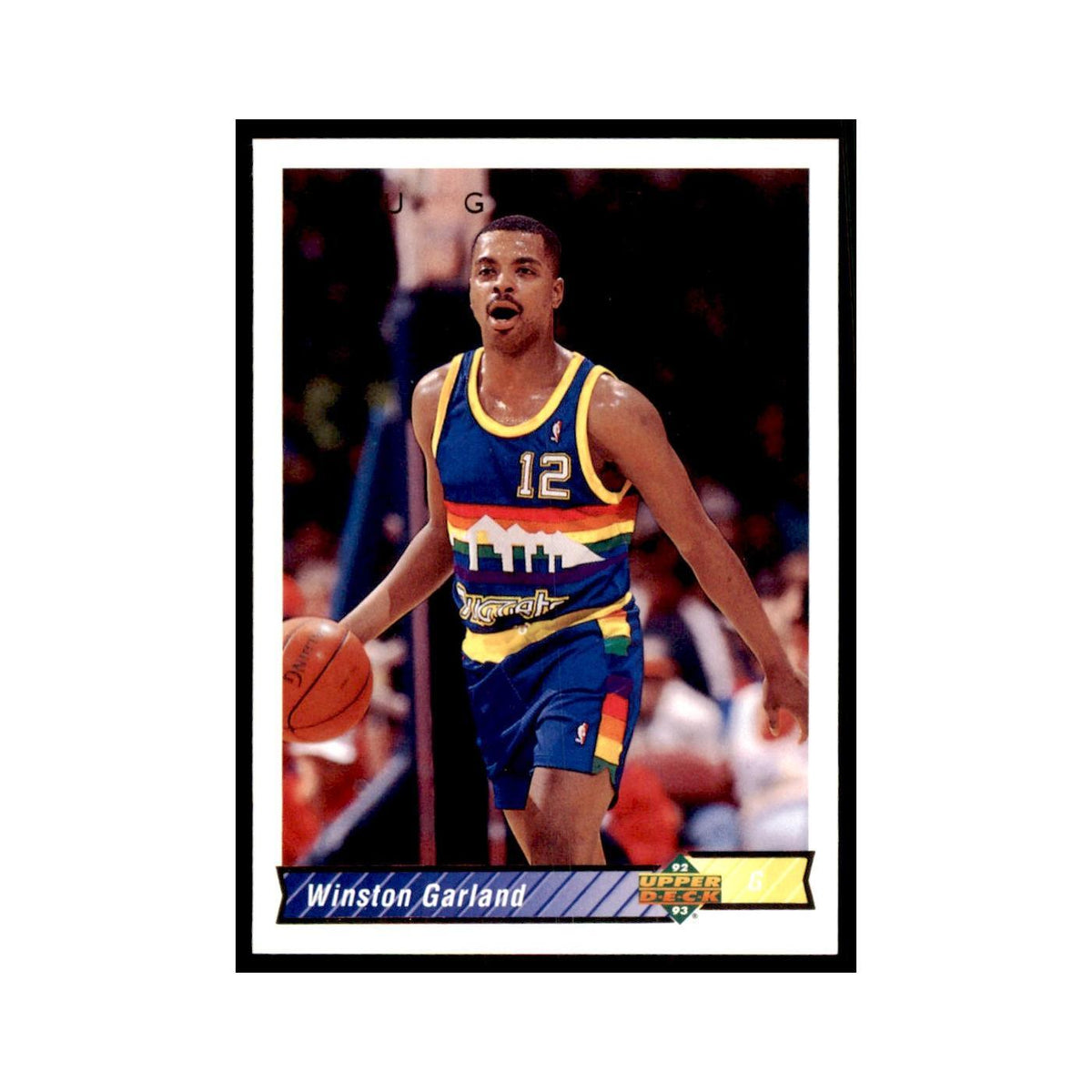 1992 Upper Deck Winston Garland Basketball Cards #115