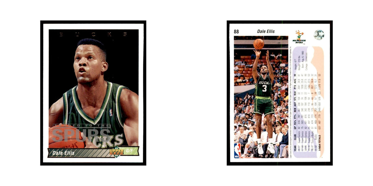 1992 Upper Deck Dale Ellis Basketball Cards #88