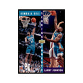 1992 Upper Deck Kendall Gill/Larry Johnson Basketball Cards #63