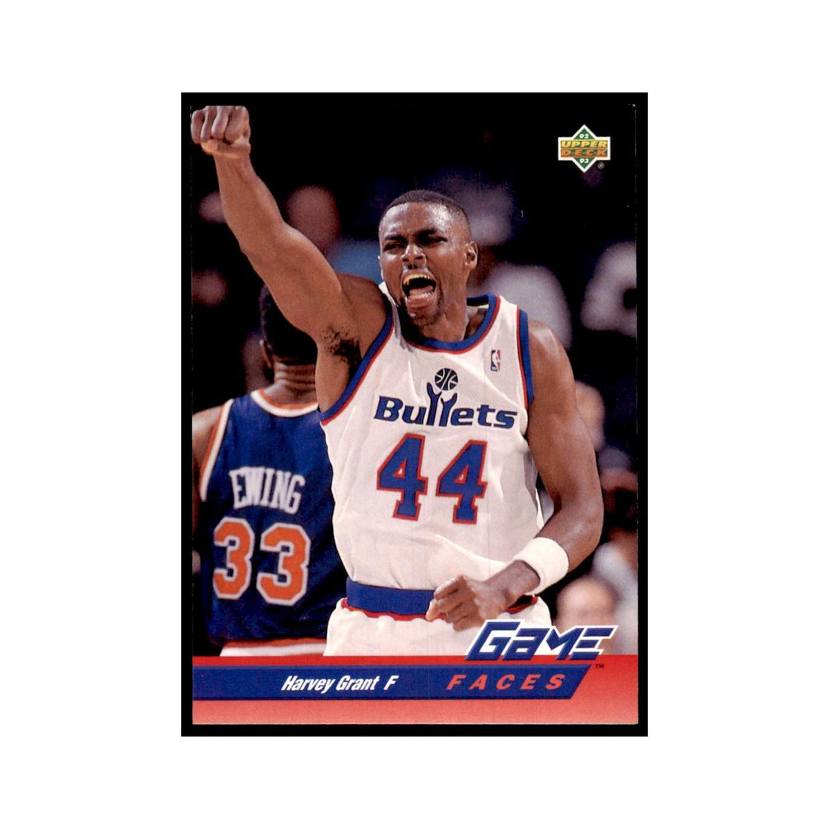 1992 Upper Deck Harvey Grant Basketball Cards #487