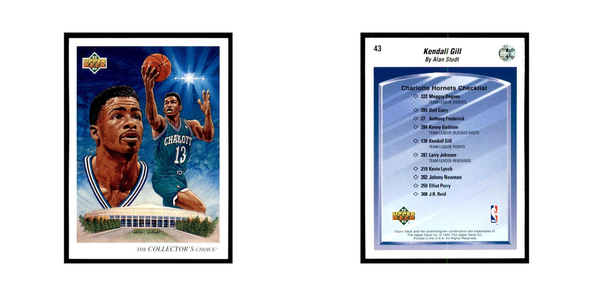 1992 Upper Deck Kendall Gill Basketball Cards #43