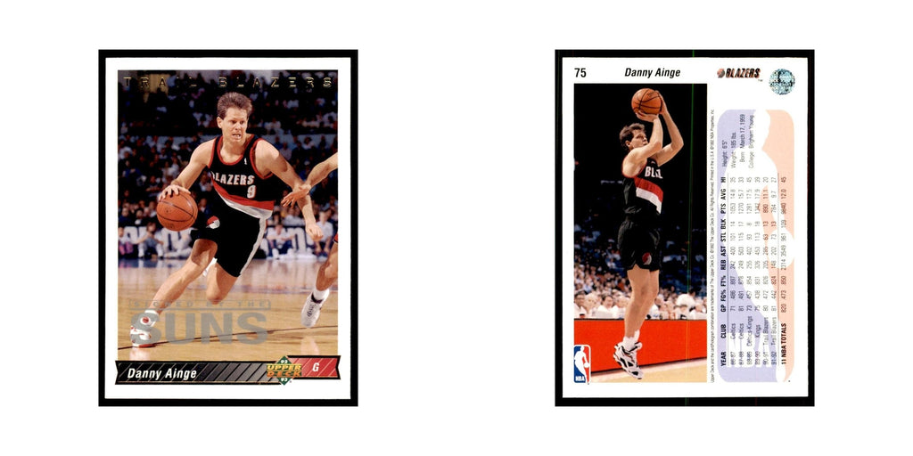 1992 Upper Deck Danny Ainge Basketball Cards #75