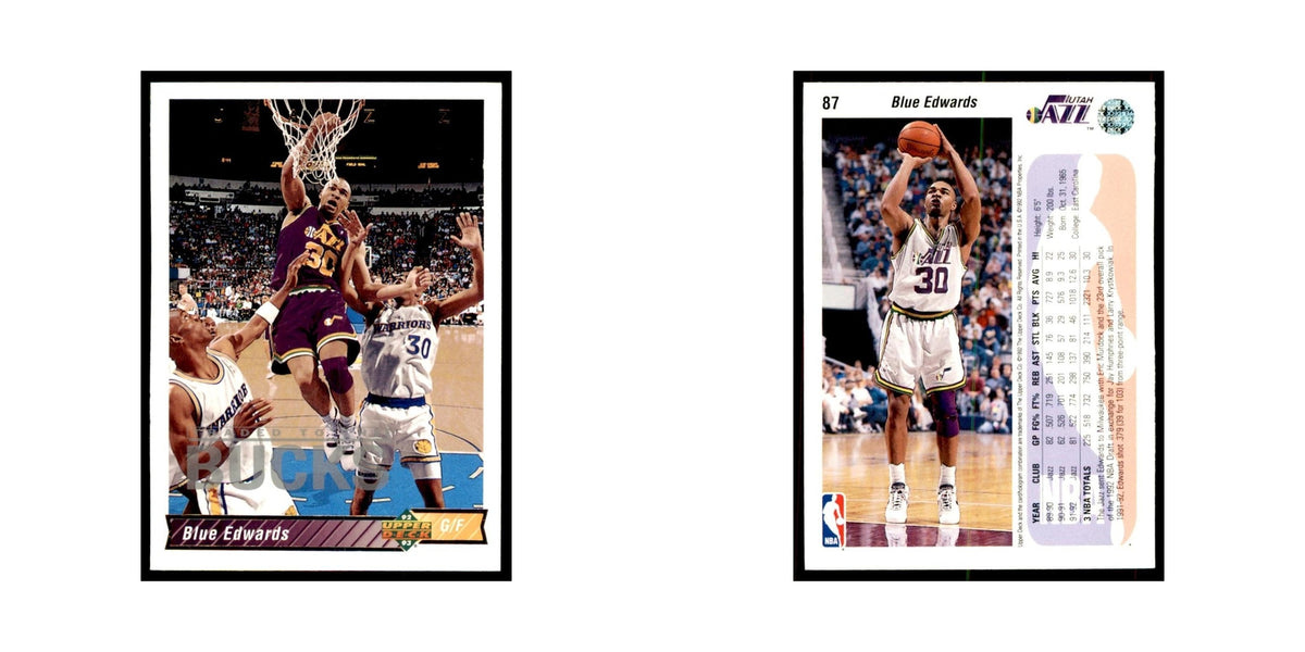 1992 Upper Deck Blue Edwards Basketball Cards #87
