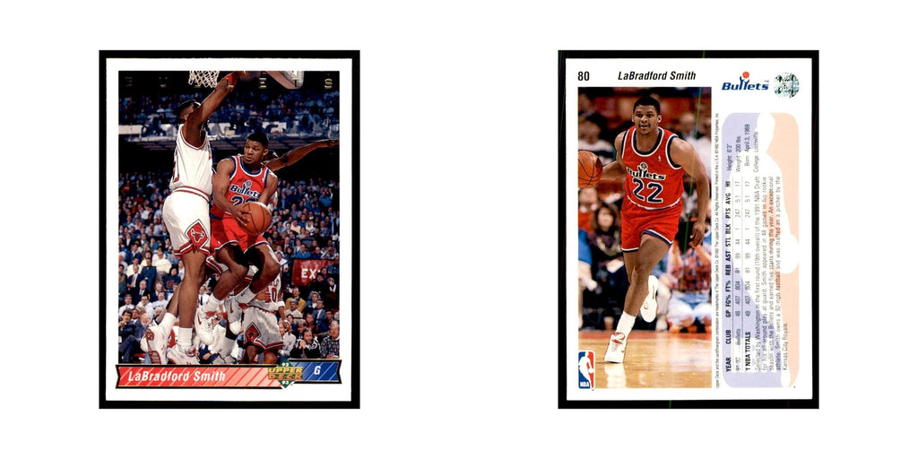 1992 Upper Deck LaBradford Smith Basketball Cards #80