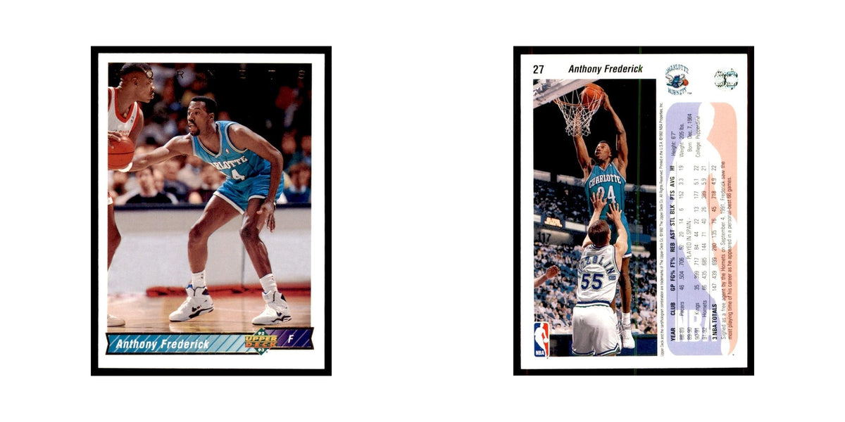 1992 Upper Deck Anthony Frederick Basketball Cards #27