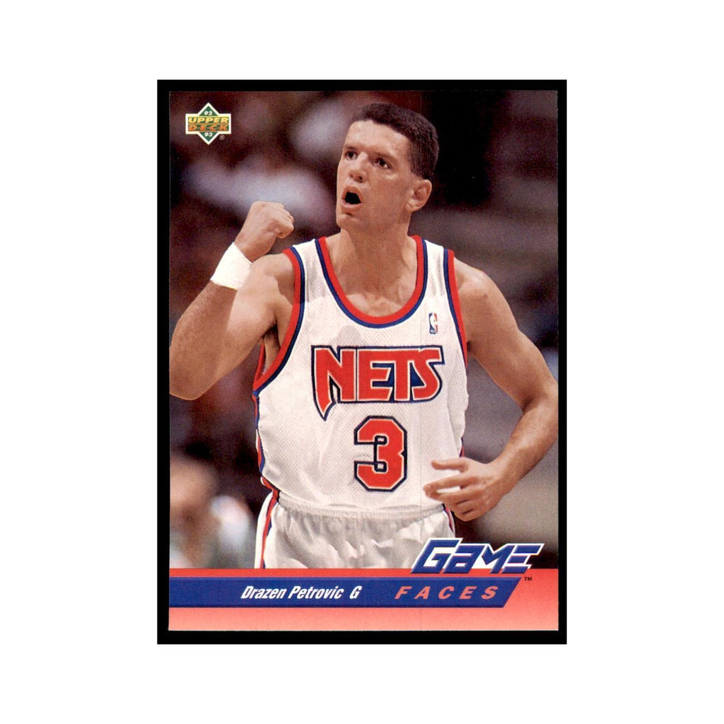 1992 Upper Deck Drazen Petrovic Basketball Cards #491