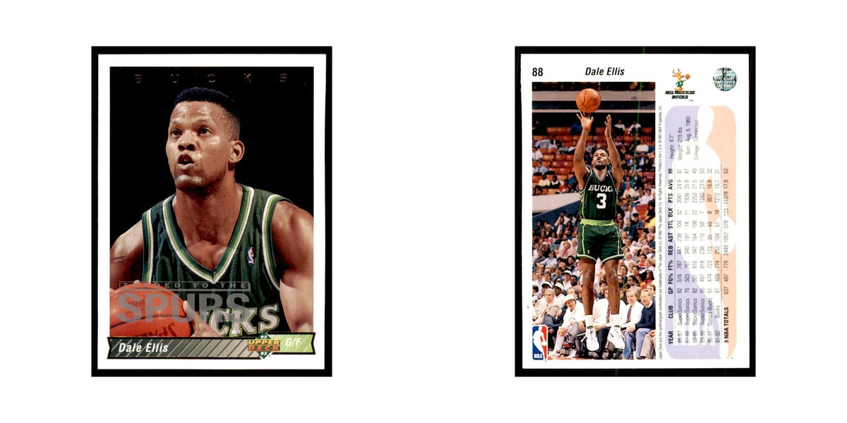1992 Upper Deck Dale Ellis Basketball Cards #88