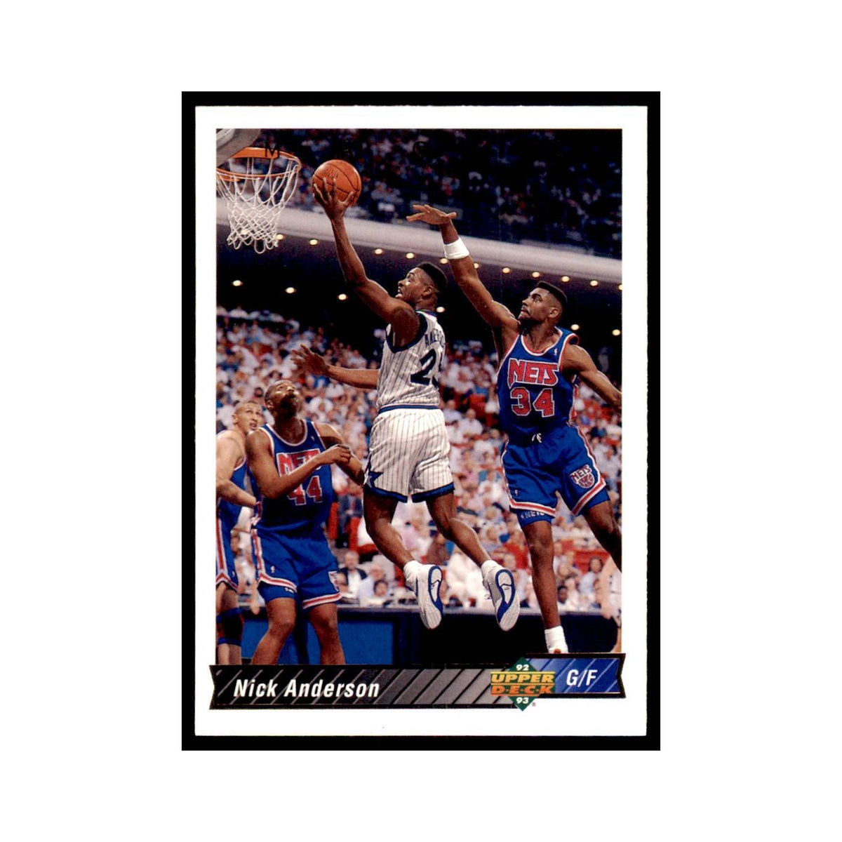 1992 Upper Deck Nick Anderson Basketball Cards #161