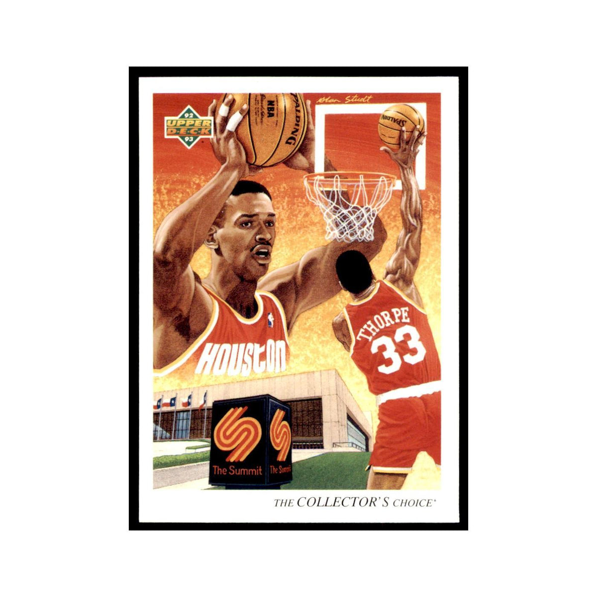 1992 Upper Deck Otis Thorpe Basketball Cards #54