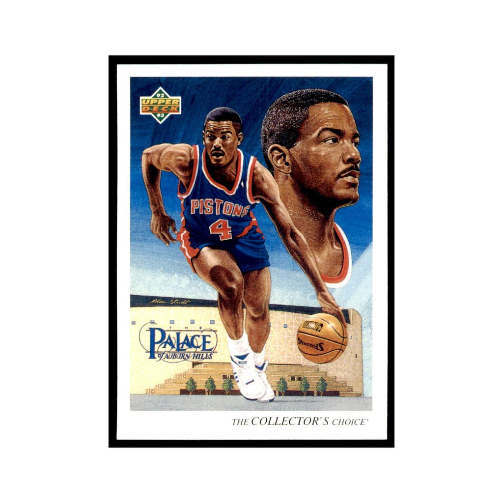 1992 Upper Deck Joe Dumars Basketball Cards #53