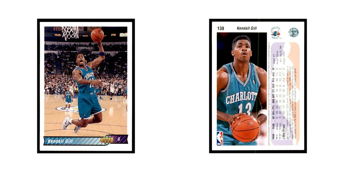 1992 Upper Deck Kendall Gill Basketball Cards #138