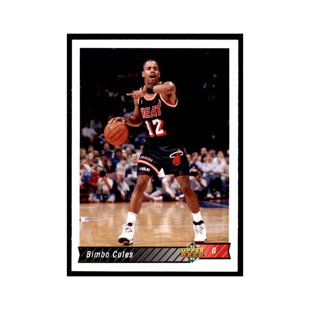 1992 Upper Deck Bimbo Coles Basketball Cards #121