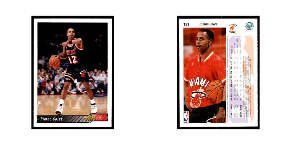 1992 Upper Deck Bimbo Coles Basketball Cards #121