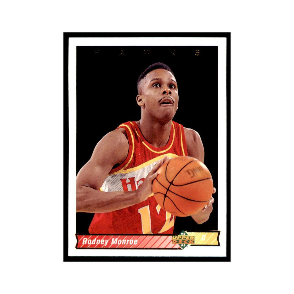 1992 Upper Deck Rodney Monroe Basketball Cards #30