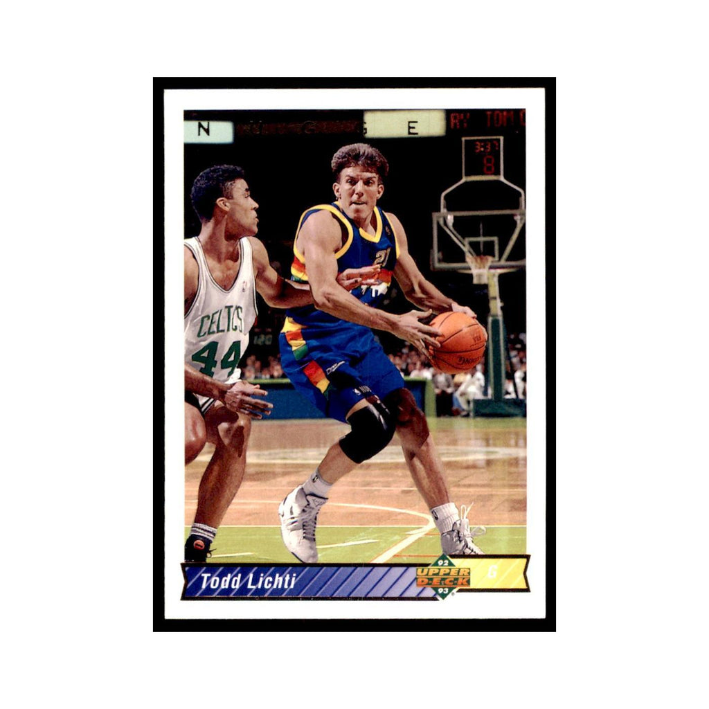 1992 Upper Deck Todd Lichti Basketball Cards #173