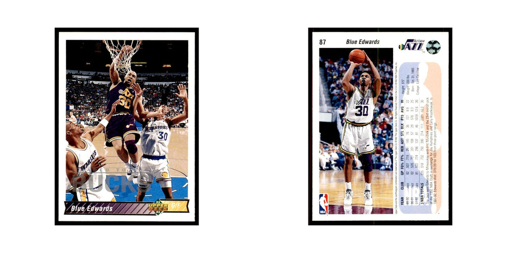 1992 Upper Deck Blue Edwards Basketball Cards #87