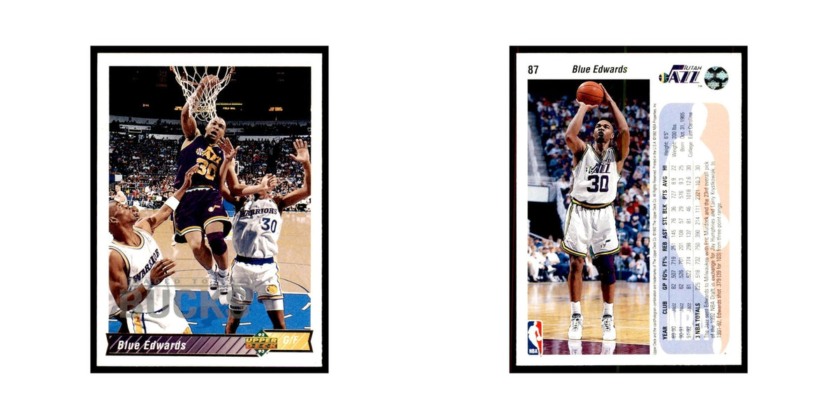 1992 Upper Deck Blue Edwards Basketball Cards #87