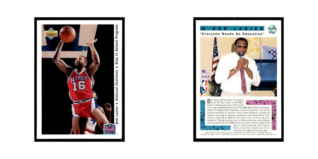 1992 Upper Deck Bob Lanier Basketball Cards #69