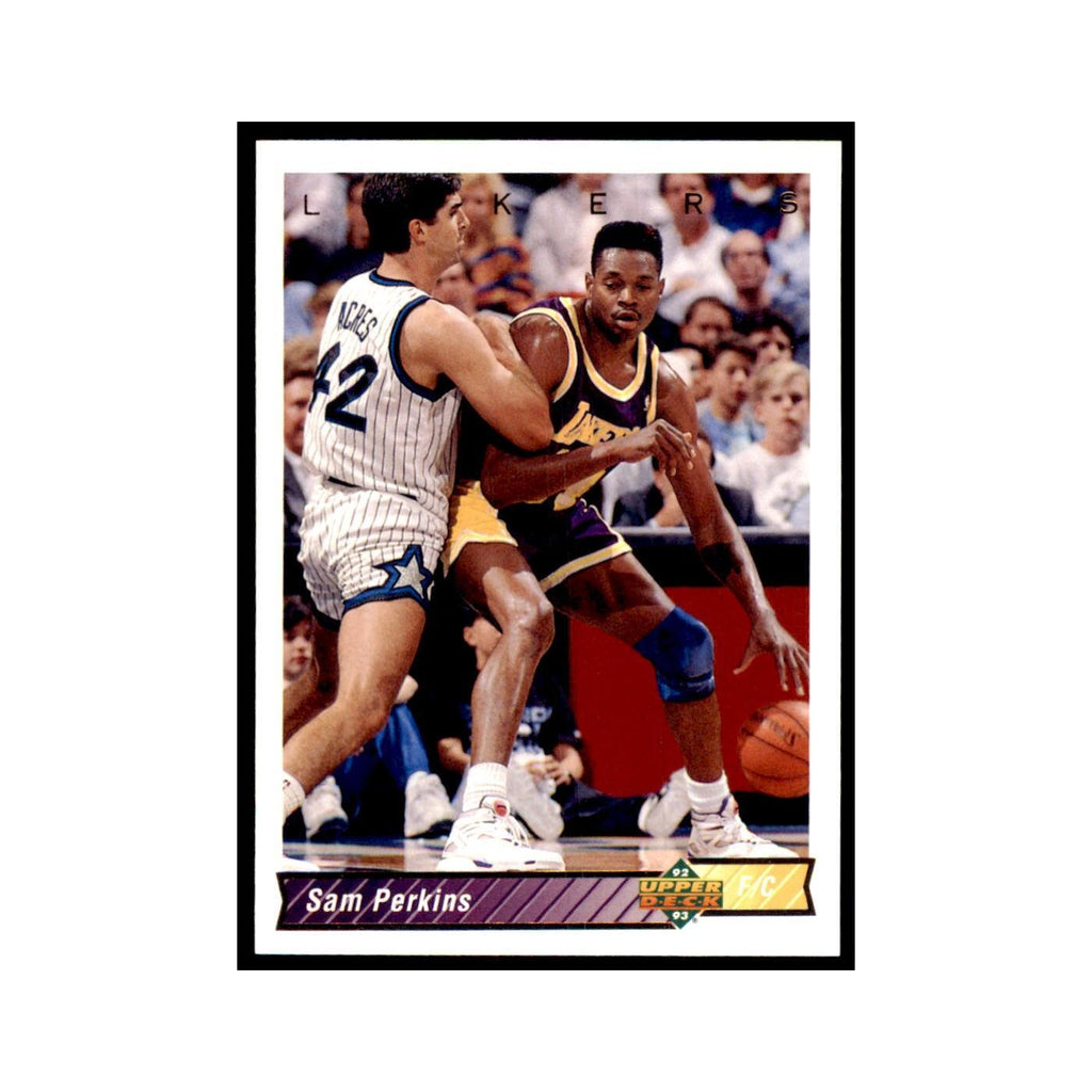 1992 Upper Deck Sam Perkins Basketball Cards #160