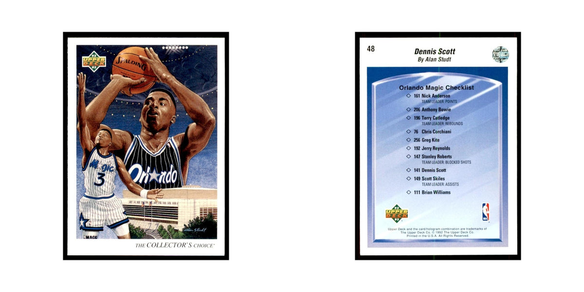 1992 Upper Deck Dennis Scott Basketball Cards #48