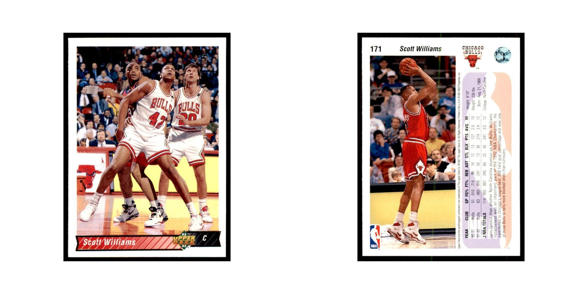 1992 Upper Deck Scott Williams Basketball Cards #171