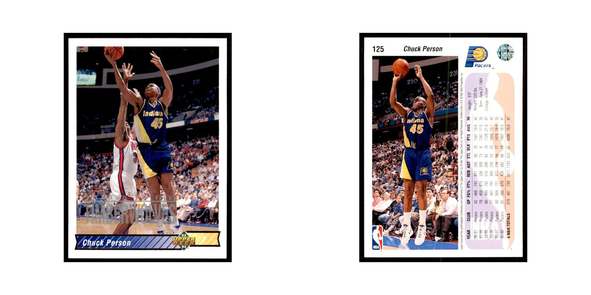 1992 Upper Deck Chuck Person Basketball Cards #125